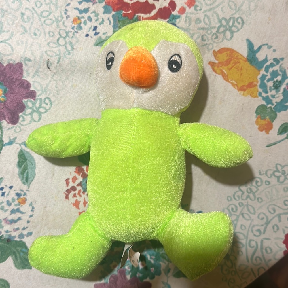 KellyToy 2019 Green Duck Toy with Tag, Lightly Worn
